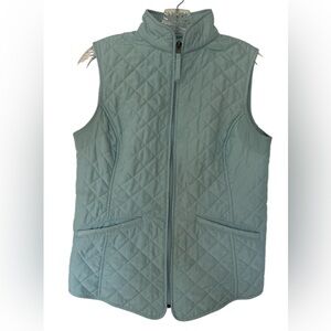 Van Heusen Quilted Sleeveless Light Blue Jacket Vest- SzS